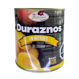 DURAZNOS MITADES  820 GRS DP