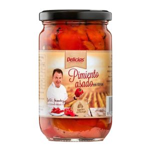 PIMIENTO ASADO EN TIRAS 300 GRS DELICIAS