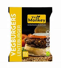 HAMBURGUESA DE LENTEJAS 100 GRS VEG MONKEY