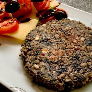 HAMBURGUESA POROTOS NEGROS 100 GRS BIO VEGAN