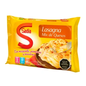LASANA CUATRO QUESOS 600 GRS SADIA
