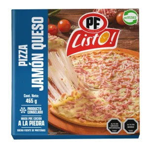 PIZZAS JAMON QUESO 1 UN. PF