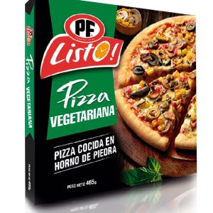 PIZZAS VEGETARIANA 1 UN. PF