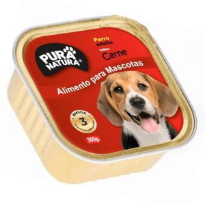 PURA NATURA SABOR CARNE PARA PERROS 300 GRS