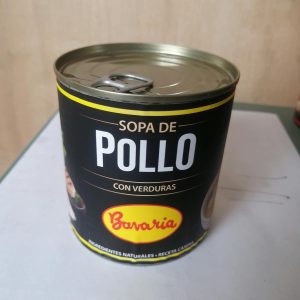 SOPA DE POLLO CON VERDURAS