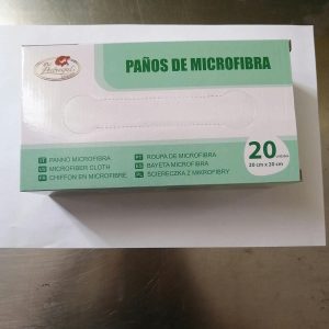 PAÑOS DE MICROFIBRA 20 UNIDADES